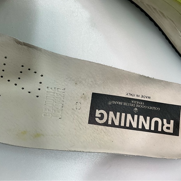 Rare Golden Goose Lime Green Dad Star Sneakers Size 38 - Picture 9 of 10